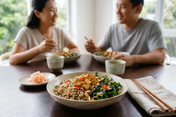 Σαλάτα Vegan Tofu Quinoa