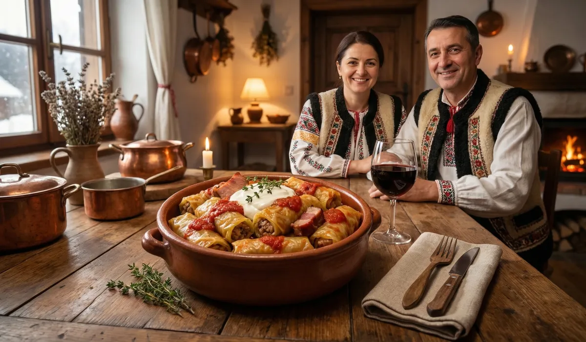 Σαρμαλέ (Romanουμανικά λαχανόφυλλα)
