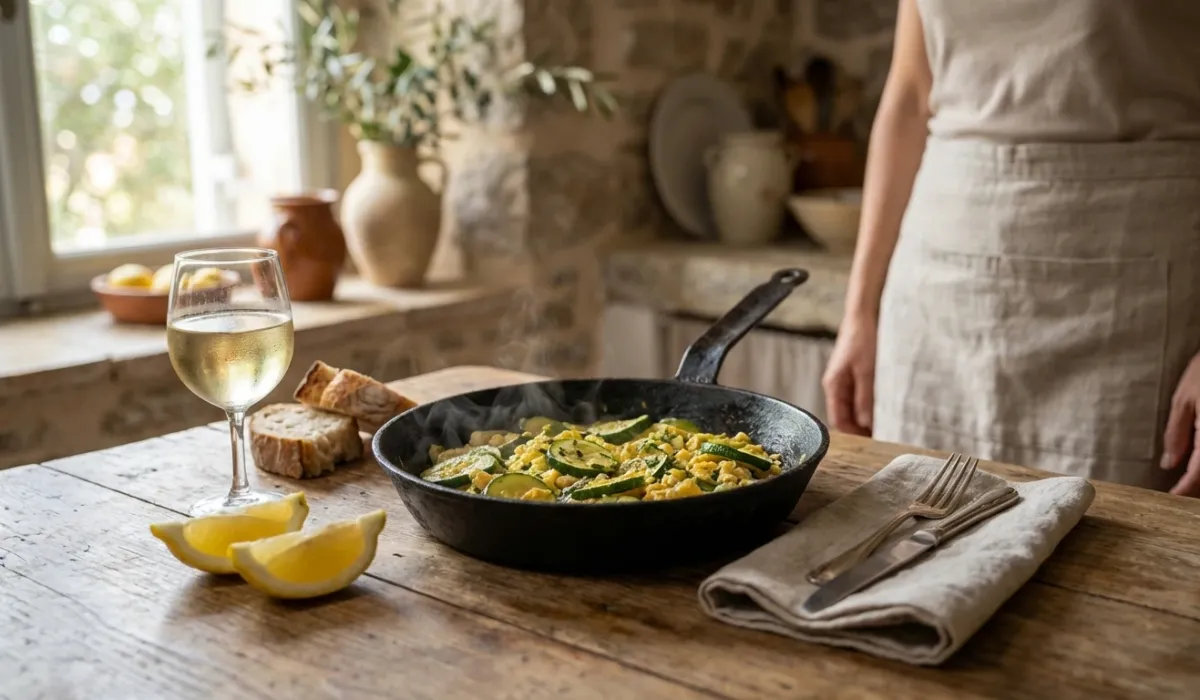 Zucchini avec oeufs