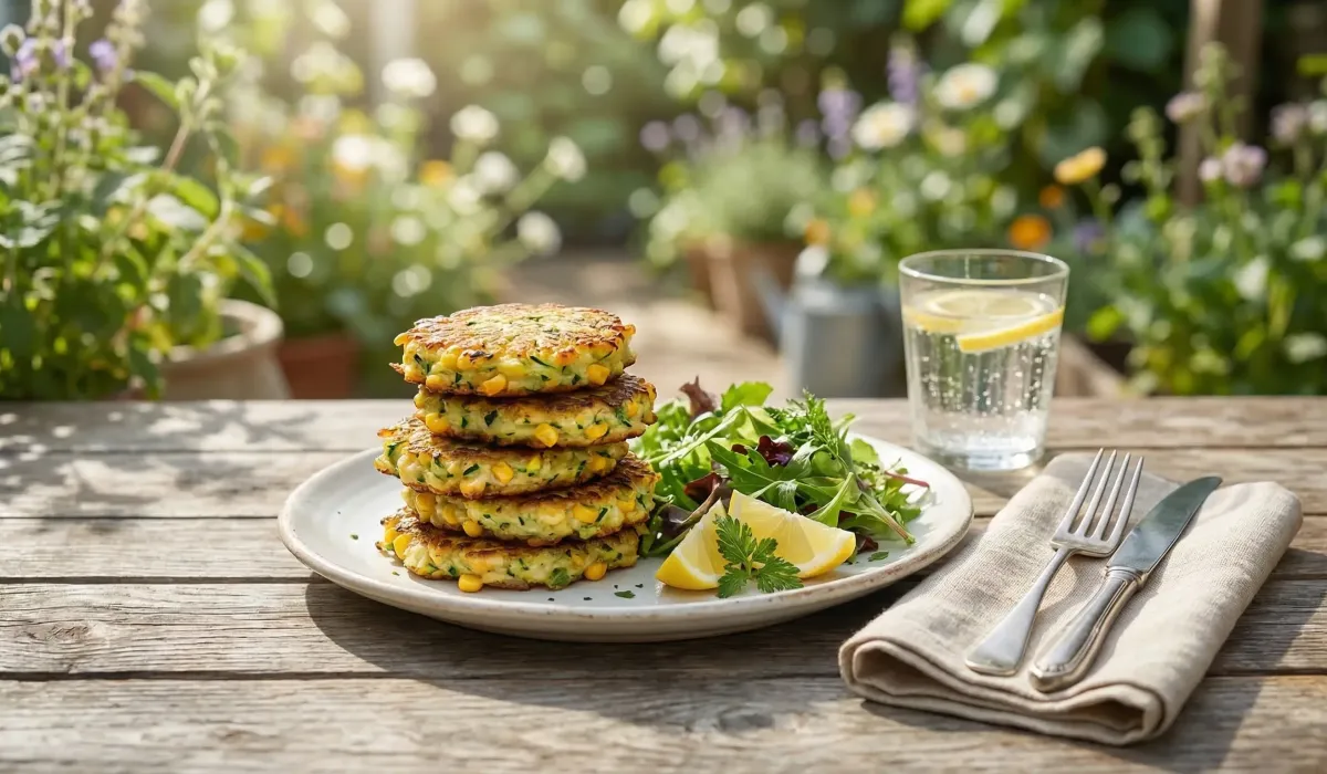 Courgette and Sweetcorn Fritters