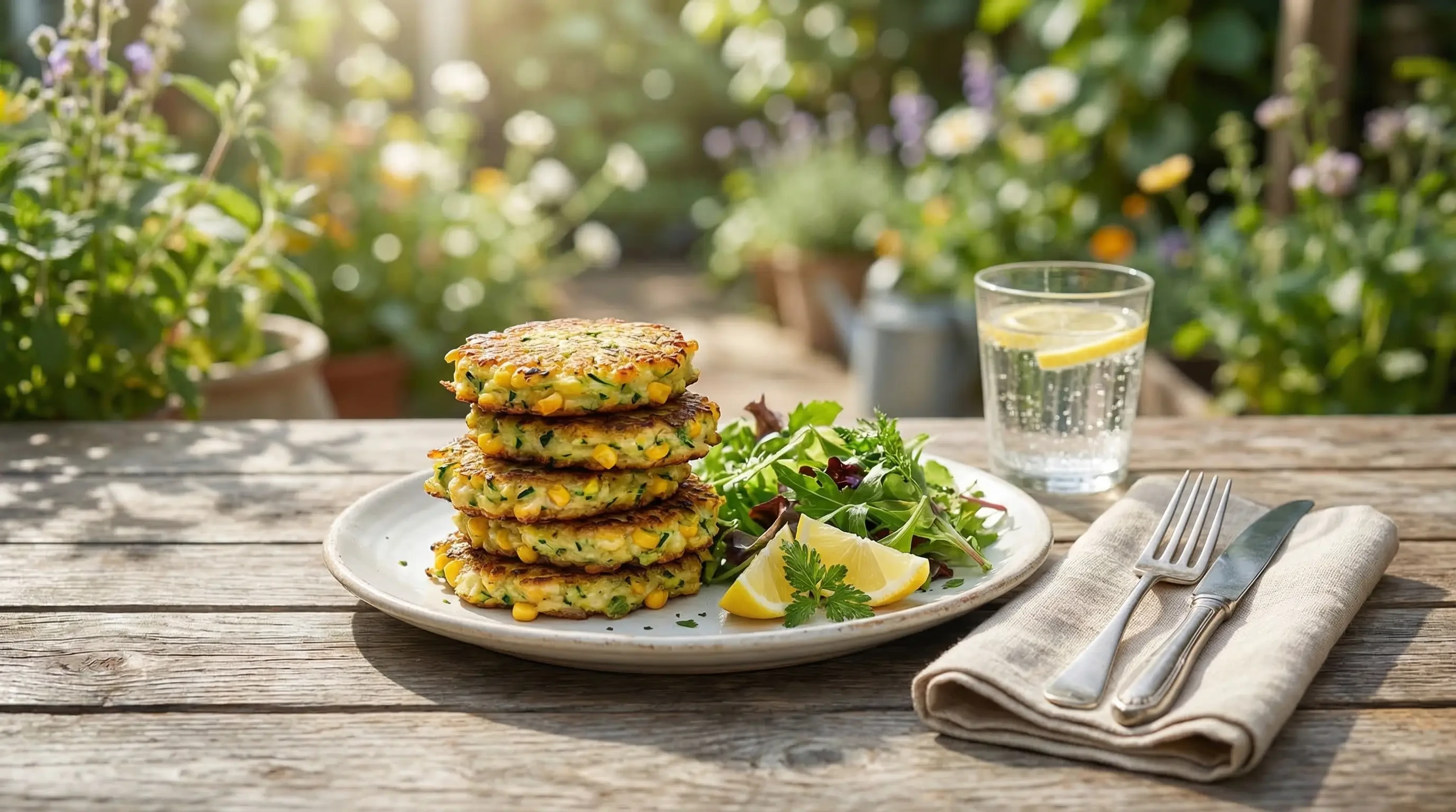 Courgette and Sweetcorn Fritters