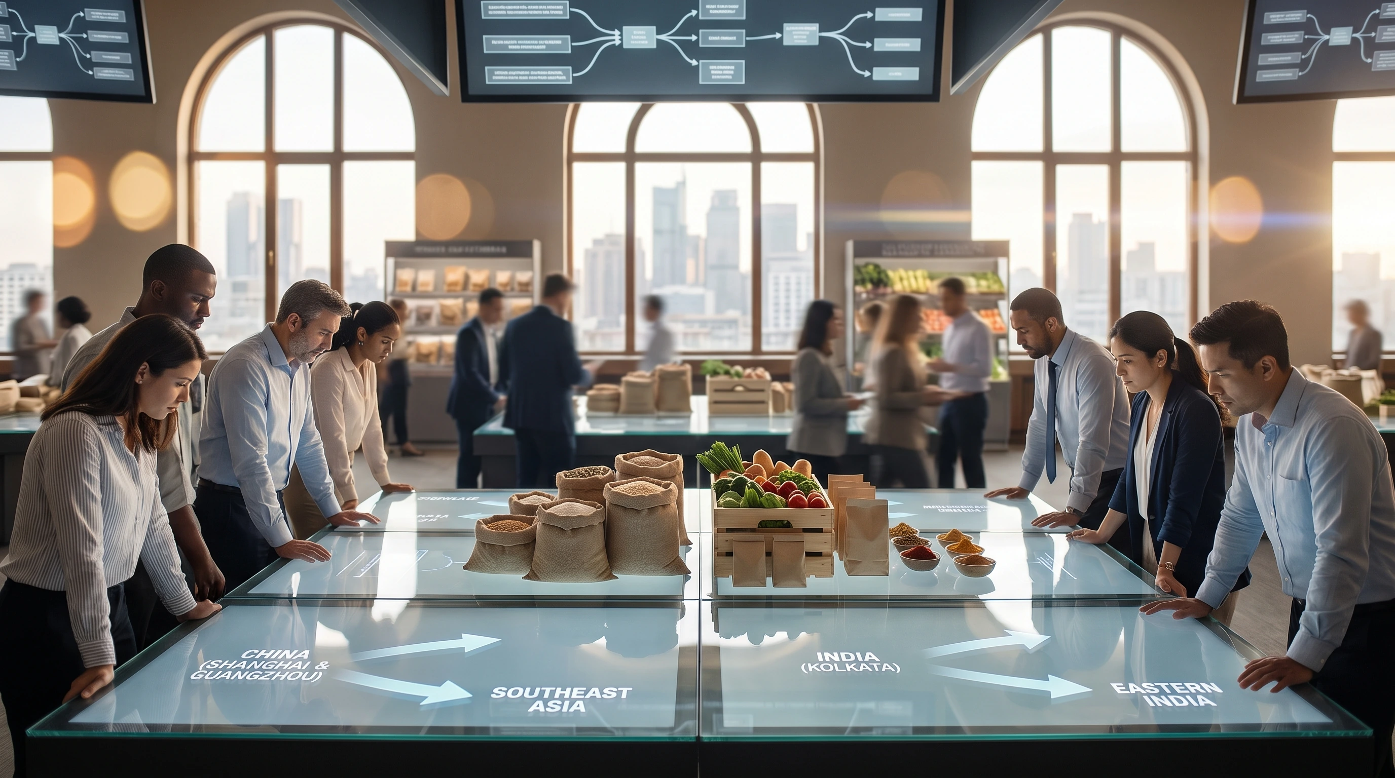 When Food Trade Stops Orbiting the West