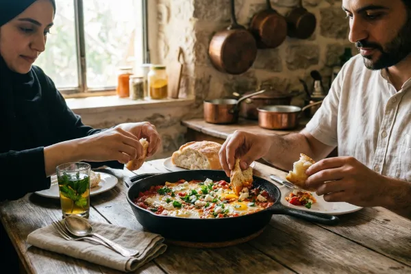 Shakshuka with Eggs & Feta