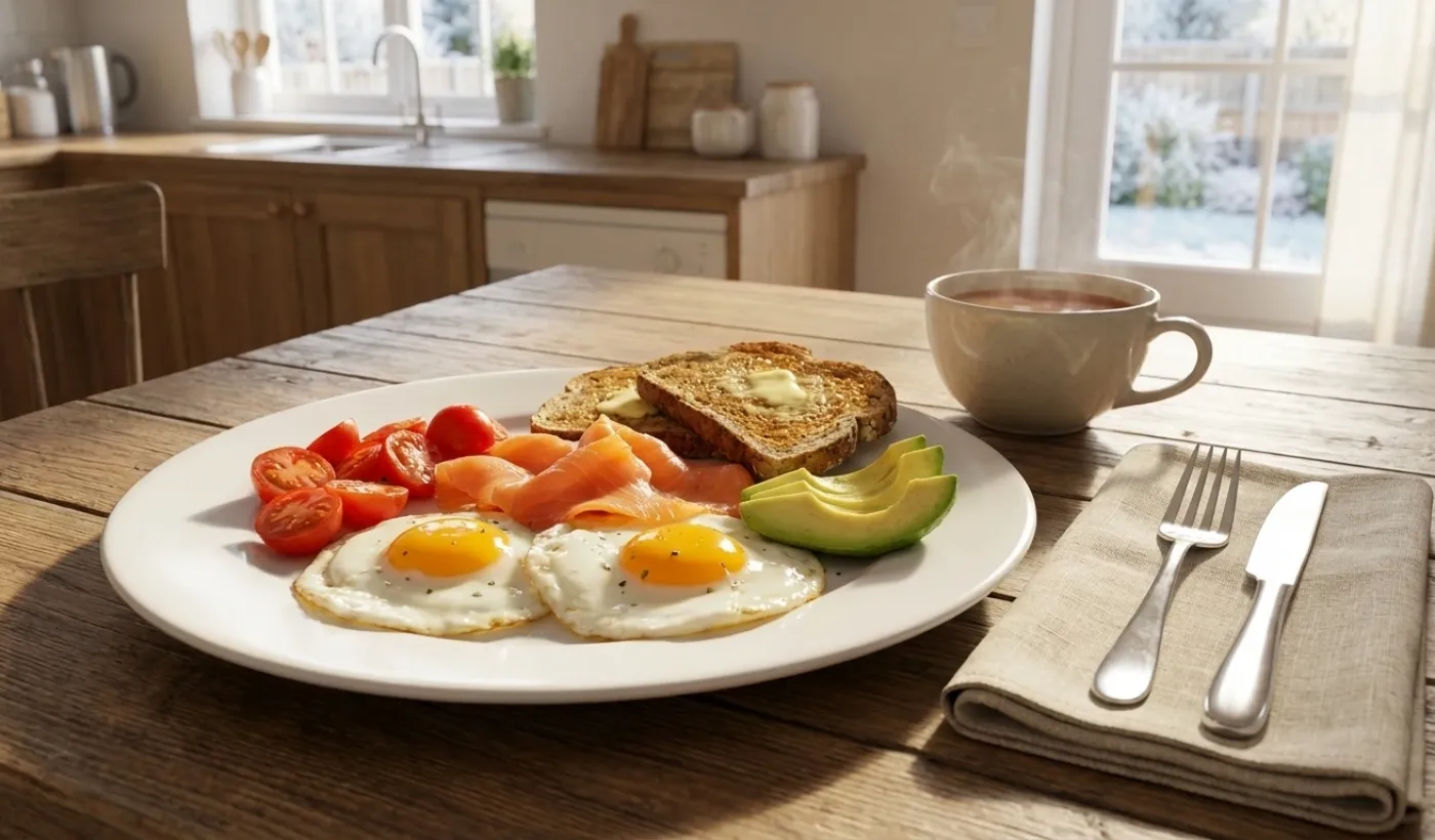 Оригинальное название: Smoked Salmon Breakfast