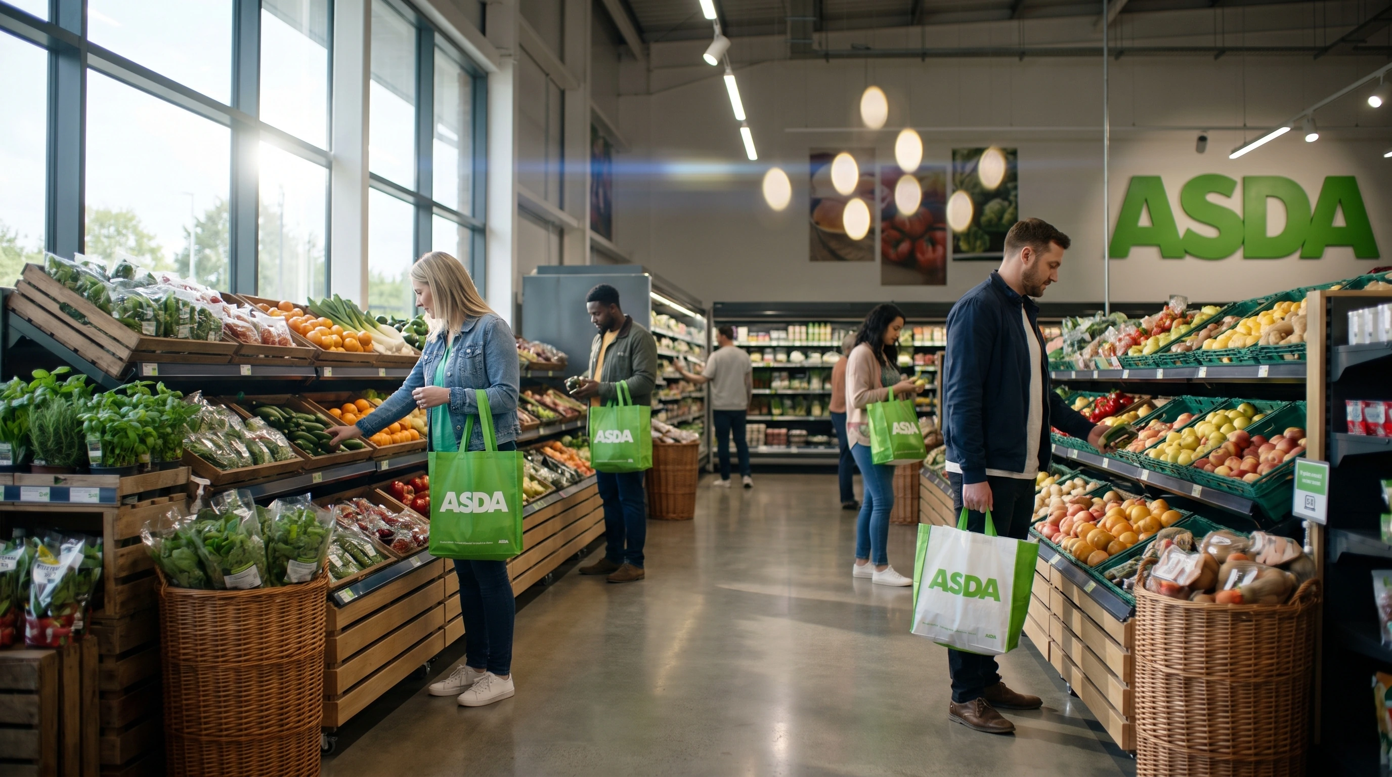 Aldi and Asda Volume Sales Diverge