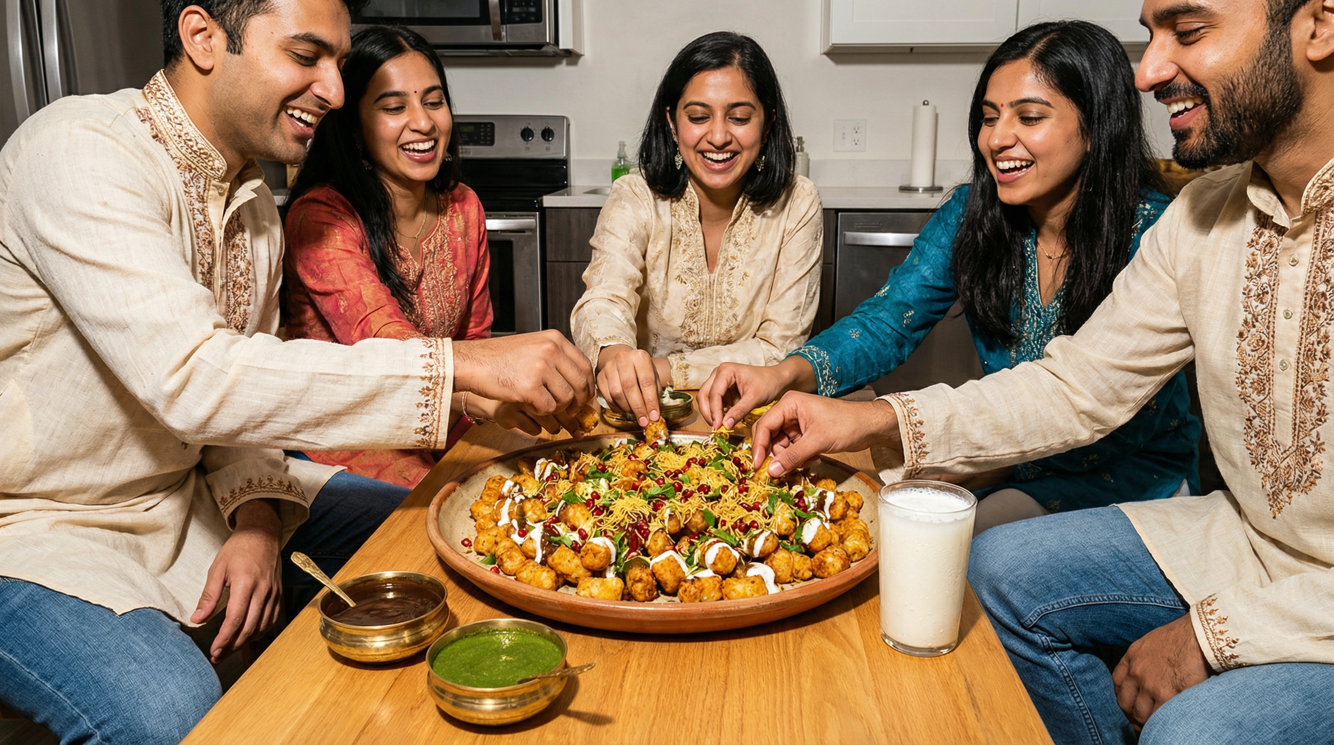 Tater Tot Chaat