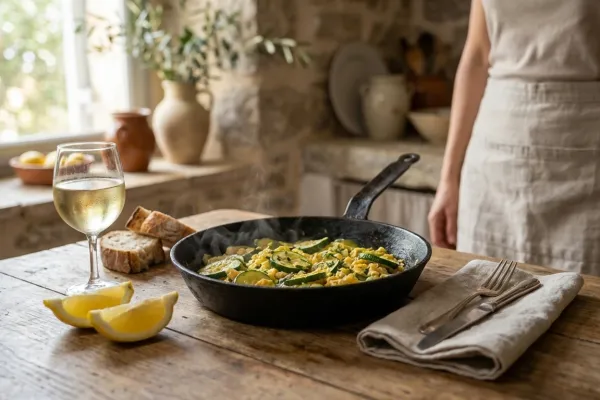 Zucchini with Eggs