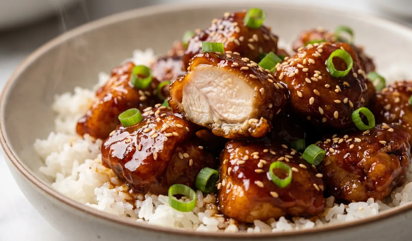 Pollo Chino Dulce y Sabroso