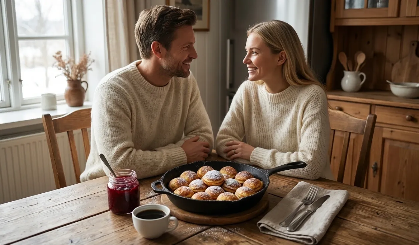 Aebleskiver: esferas doradas de confort nórdico
