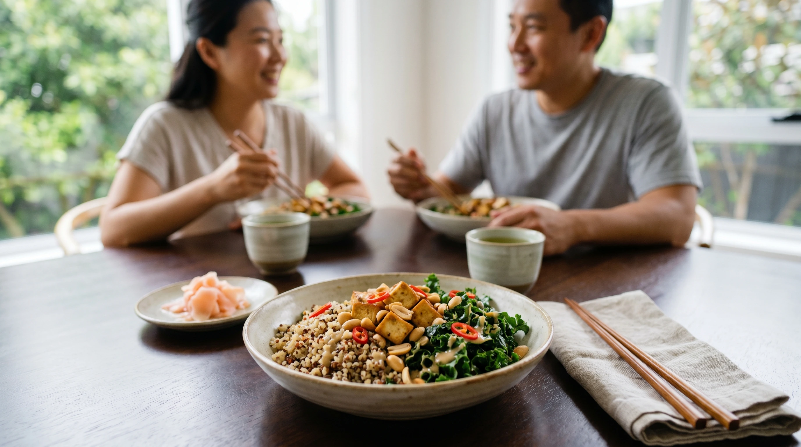 Vegan Tofu Quinoa Salad