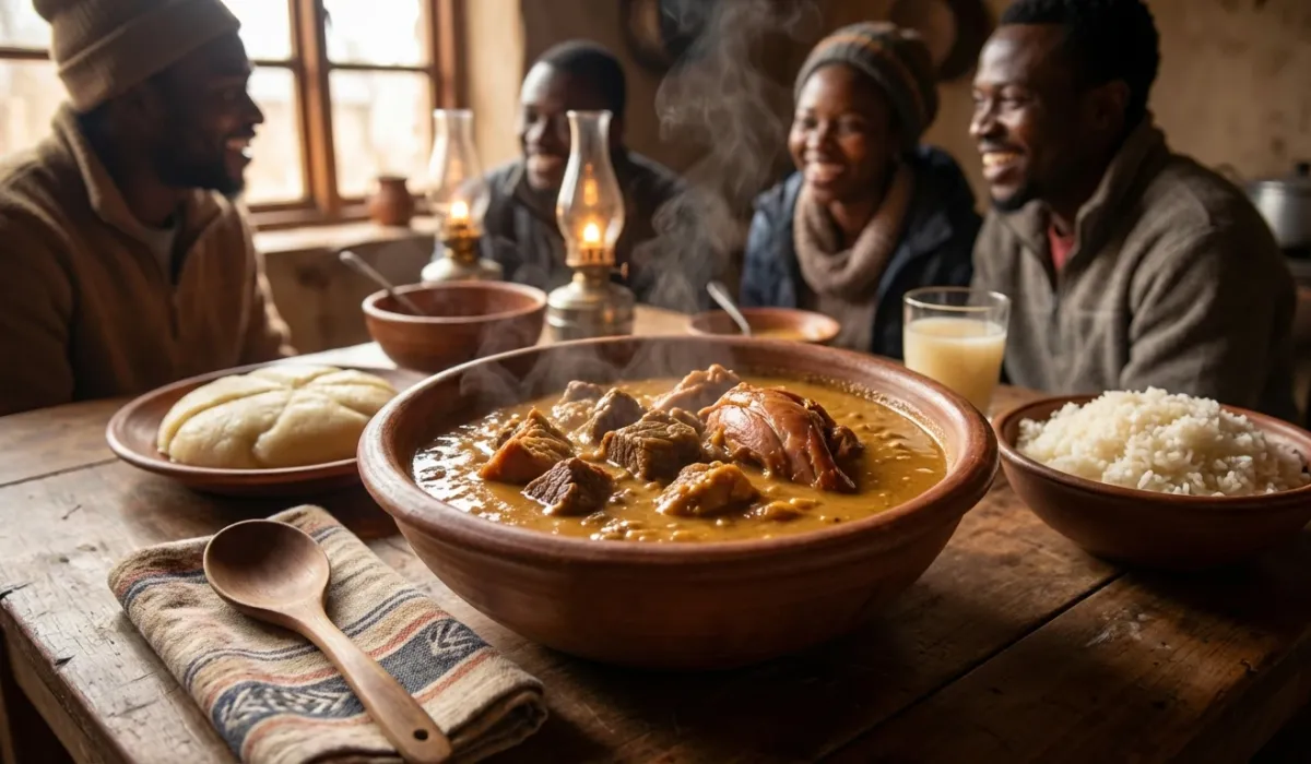 Soupe d'arachides ouest-africaine