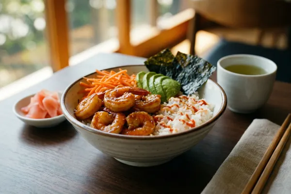 Teriyaki Shrimp Rice