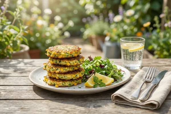 Courgette and Sweetcorn Fritters